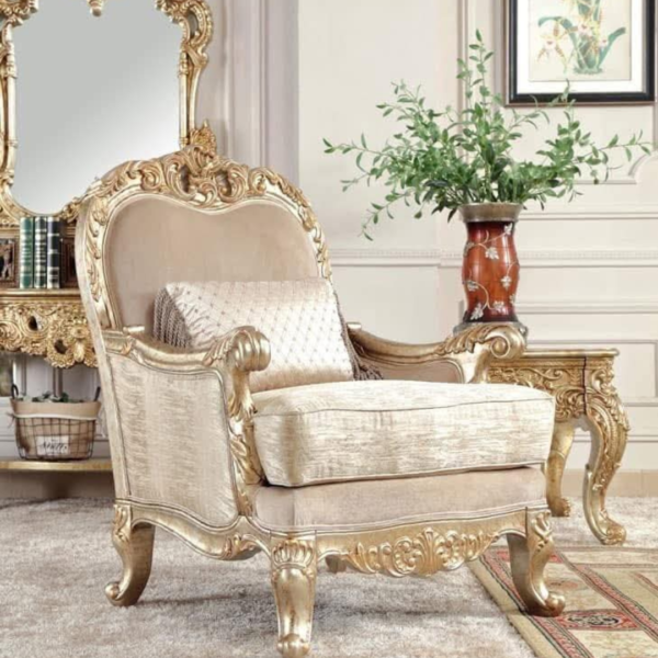 Luxurious Baroque-Style Armchair
