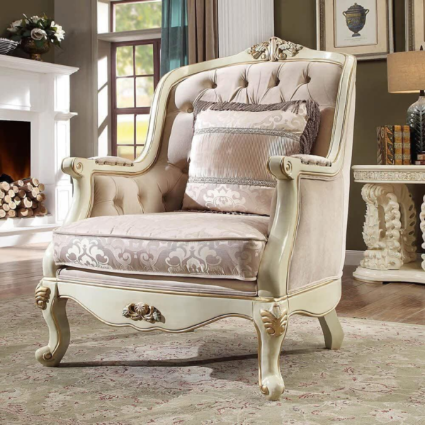 Elegant Walnut Wood Chair