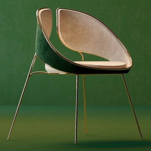 Luxury Modern Velvet Accent Chair