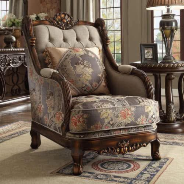 Classic Vintage-Style Armchair