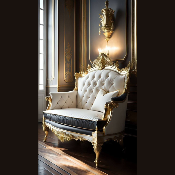 Elegant Baroque-Style Luxury Sofa
