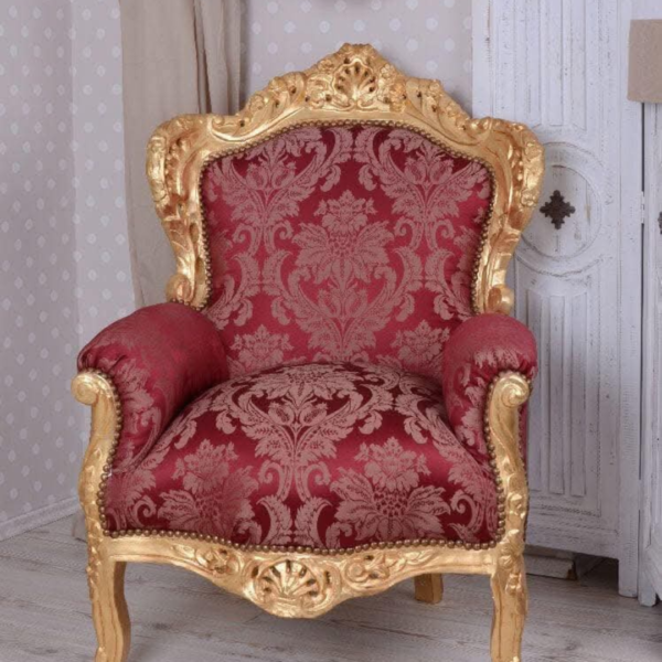 Royal Baroque-Style Armchair