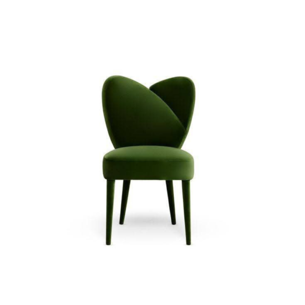 Elegant Green Velvet Accent Chair – Stylish & Unique